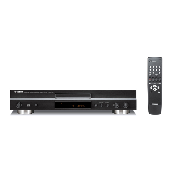 Yamaha CDX-497 Handbücher