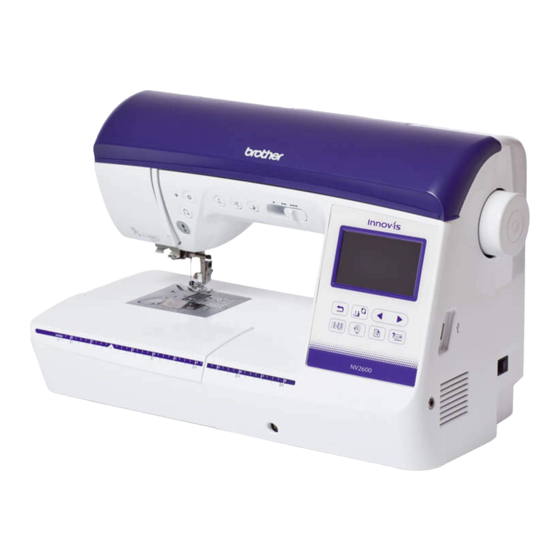 Brother Innov-is NV2600 Handbücher