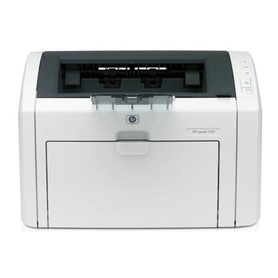 HP LaserJet 1022 Handbücher