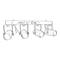 EuroLite LED QDF-Bar RGBW lightset