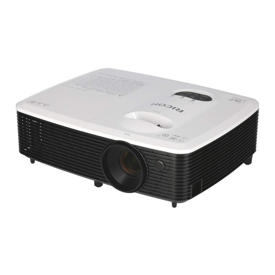 Ricoh PJ WX2440 Handbücher