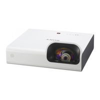 Sony VPL-SW235 Kurzreferenz