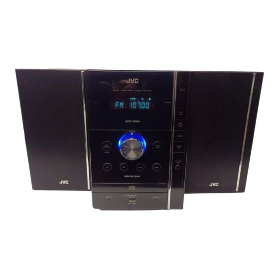 JVC UX-G357 Handbücher