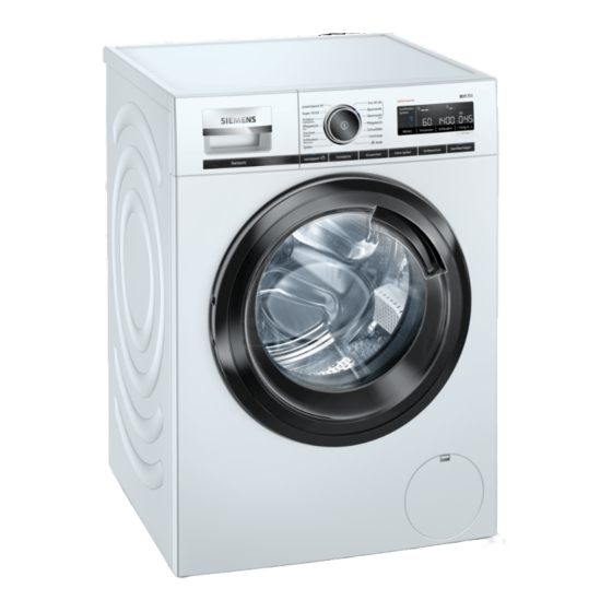 Siemens WM14VMFCB9 Handbücher