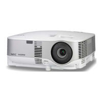NEC NP905 Handbuch
