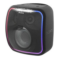 Sony SRS-XB501G Bedienungsanleitung