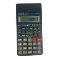 Casio fx-82SX Bedienungsanleitung