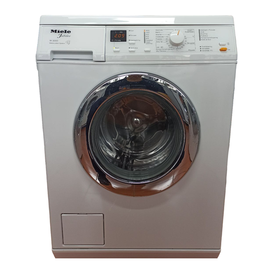 Miele W 3365 WPS Handbücher
