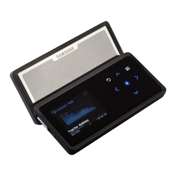 Samsung YP-K5 Handbücher