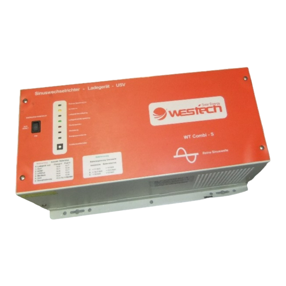 WESTECH WT Combi-S Handbücher