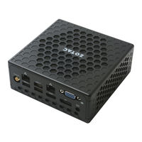 Zotac ZBOX C NANO Serie Schnellanleitung