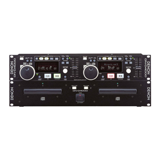 Denon DN-D4000 Handbücher