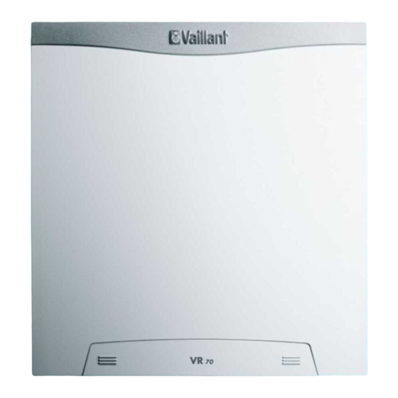 Vaillant VR 70 Handbücher
