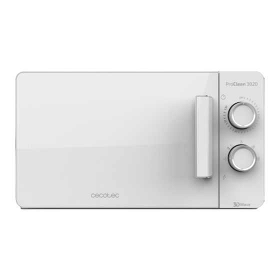 cecotec PROCLEAN 3020 Handbücher