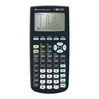 Texas Instruments TI-82 STATS Bedienungsanleitung