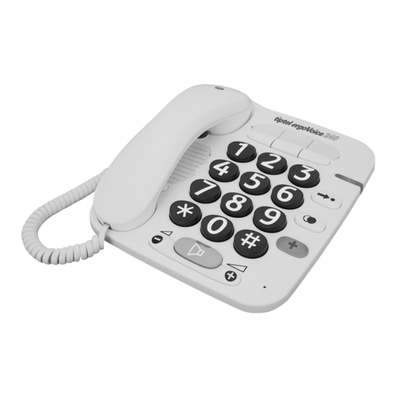 tiptel ergoVoice 240 Handbücher