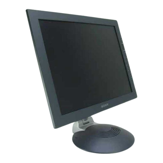Sony SDM-N50 Handbücher