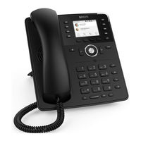 Snom D735 Bedienungsanleitung