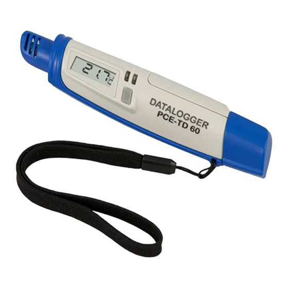 PCE Instruments PCE-TD 60 Handbücher