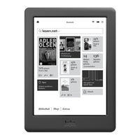 Kobo glo hd Bedienungsanleitung