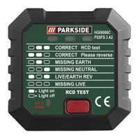 Parkside 346217 2004 Bedienungs- Und Sicherheitshinweise