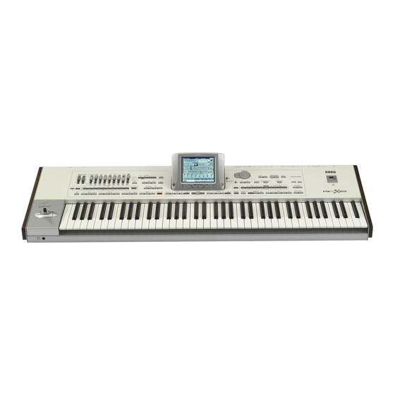 Korg pa2 x pro Handbücher