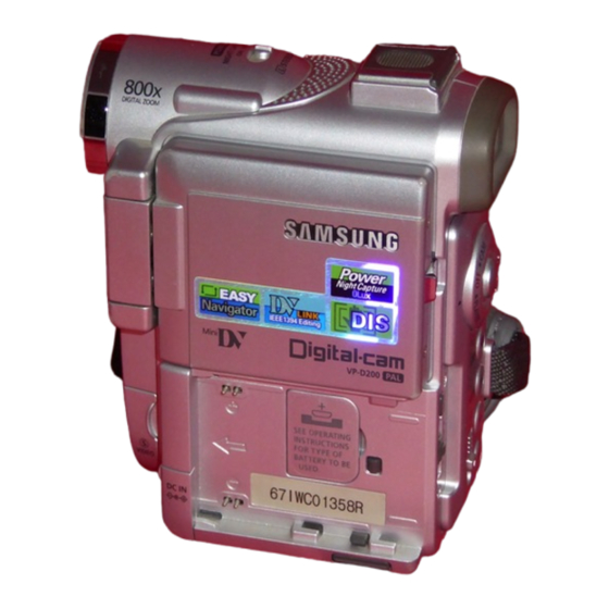 Samsung VP-D200(i) Handbücher