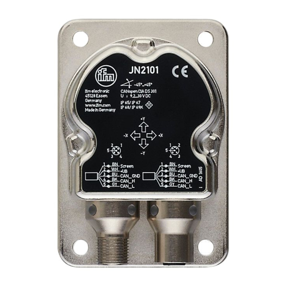 IFM Electronic JN2100 Handbücher