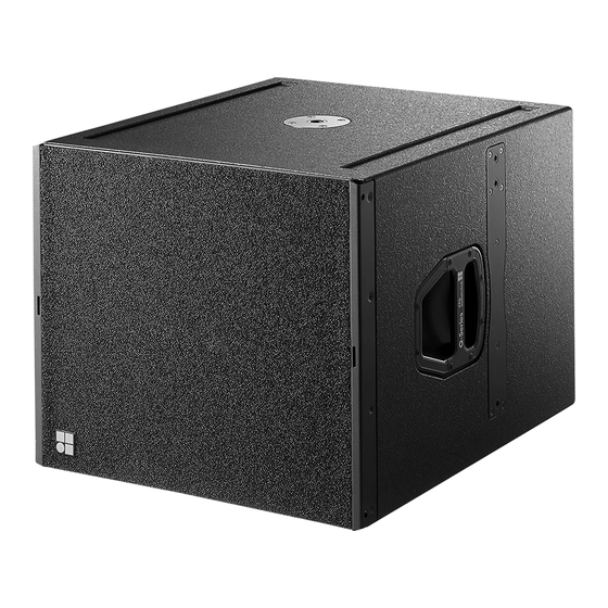 d&b audiotechnik E18-SUB Handbücher