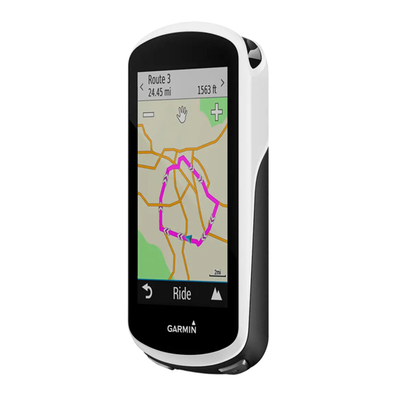 Garmin EDGE 1030 Handbücher
