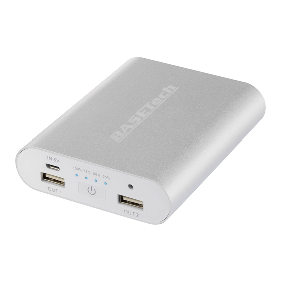 BASETech 10400 mAh Handbücher