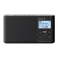 Sony XDR-S41D Bedienungsanleitung