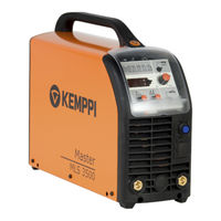 Kemppi master mls 2500 Gebrauchsanweisung