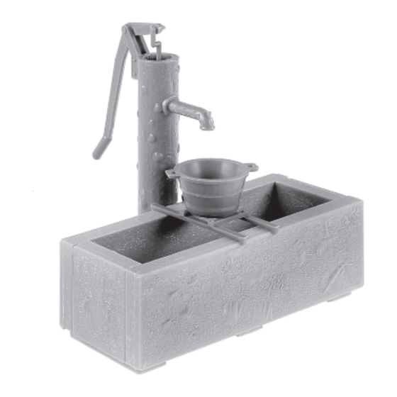 FALLER 333212 Pumpbrunnen mit Wassertrog Handbücher