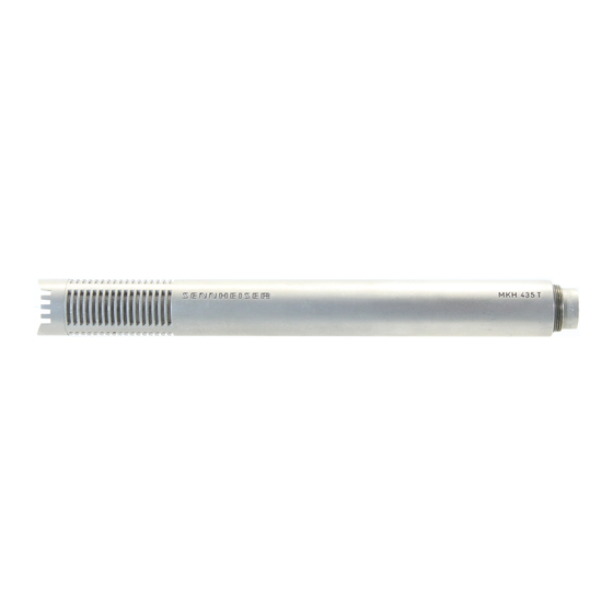 Sennheiser MKH 435 T Handbücher