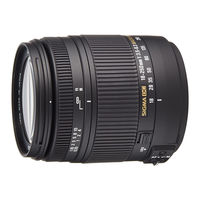 Sigma 18-250mm F3.5-6.3 DC MACRO OS HSM Bedienungsanleitung