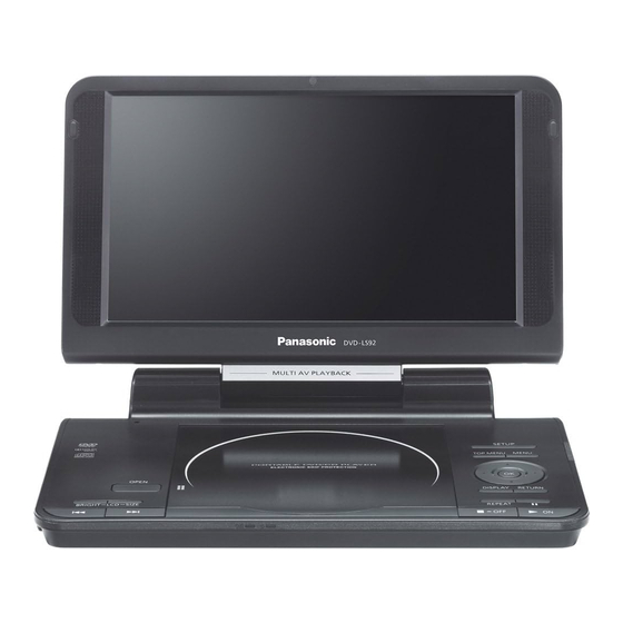 Panasonic DVDLS70EG Handbücher