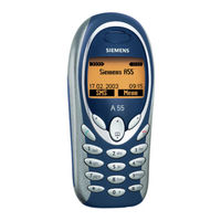 Siemens A55 Bedienungsanleitung