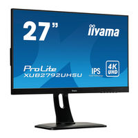 Iiyama ProLite XUB2792UHSU Bedienungsanleitung