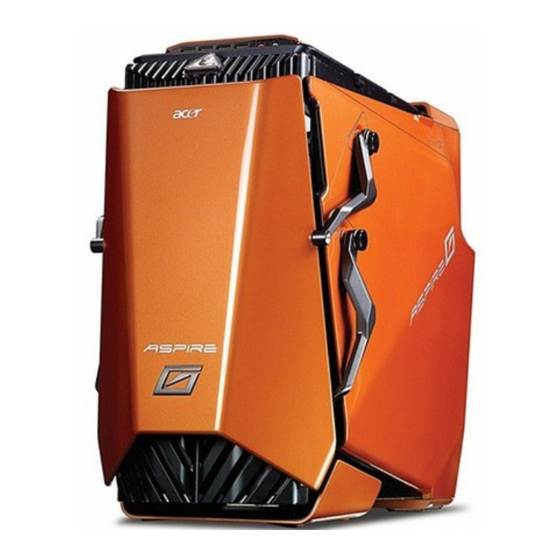 Acer Aspire predator Handbücher