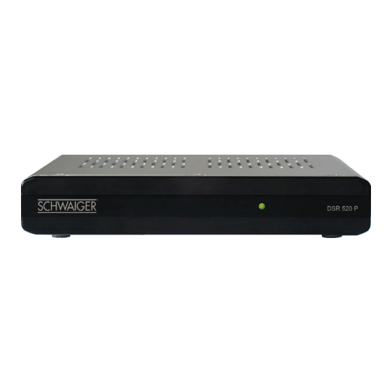 Schwaiger DSR 520 P Handbücher