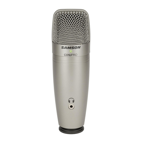 Samson CO1U PRO Handbücher