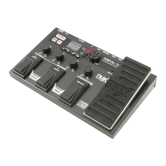 nux MFX-10 Handbücher