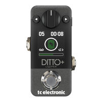 Tc Electronic DITTO+ LOOPER Schnellstartanleitung