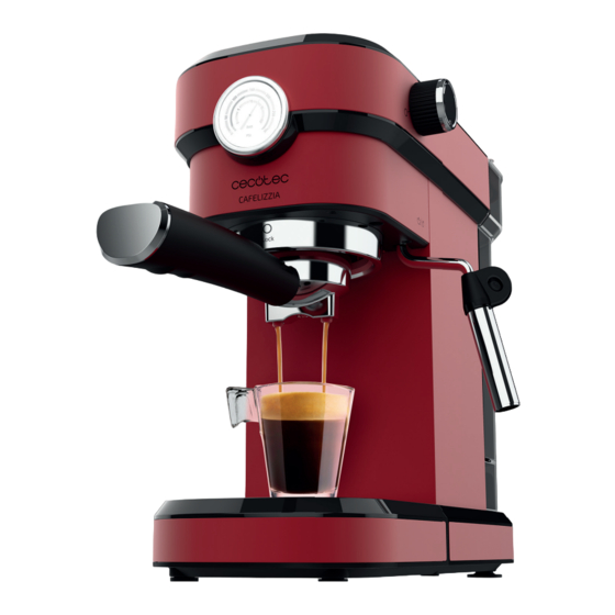 cecotec Cafelizzia 790 Shiny Pro Handbücher
