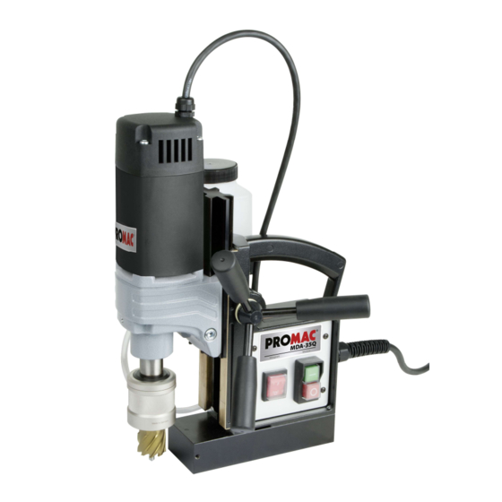 Promac MDA-35Q Handbücher