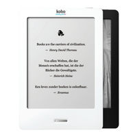 Kobo eReader Handbuch