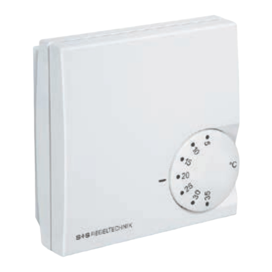 S+S Regeltechnik THERMASREG RTR-B Serie Handbücher