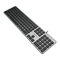 MACALLY BLSLIMKEYPROSG - Hintergrundbeleuchtete weiße LED kompakte kabelgebundene USB-Tastatur für Mac Handbuch