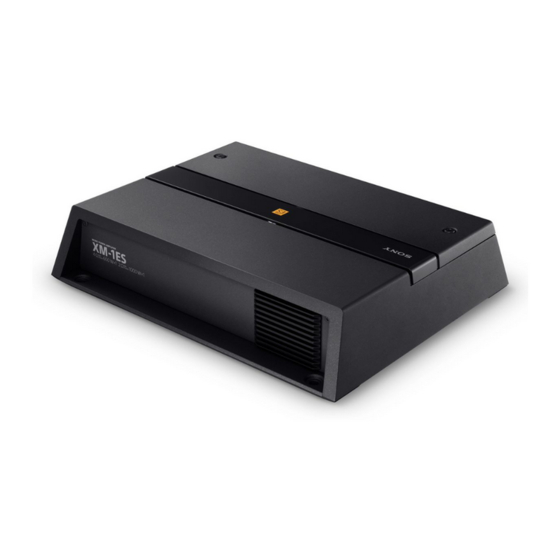 Sony XM-1ES Handbücher